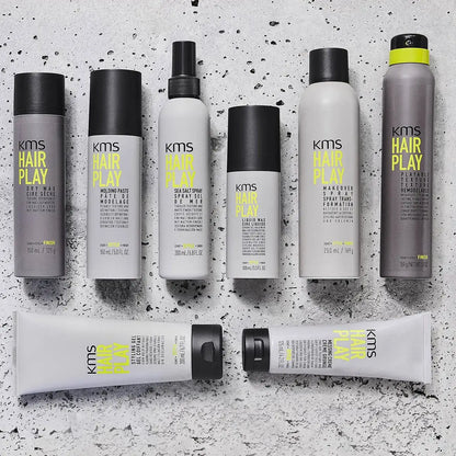 KMS HAIRPLAY Sea Salt Spray - 6.7 oz Texturizing Salt Spray for Beachy Waves Avelisse