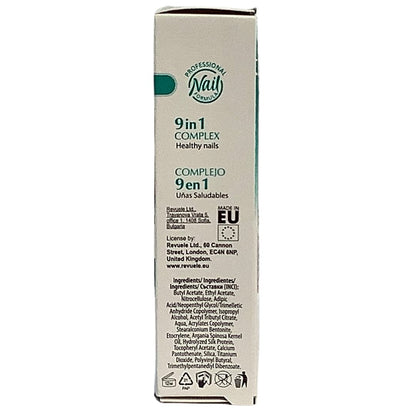 Revuele 9 in 1 Concentrated Nourishing Gel – Nail Hardener & Growth Formula, 10 ml