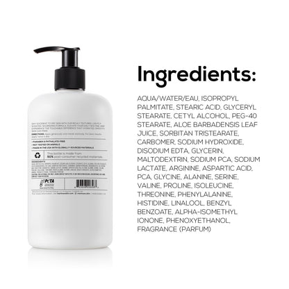 MARLOWE. Body Lotion for Men – Hydrating & Nourishing Daily Moisturizer for Dry Skin, Non-Oily, Clean Vegan Formula with Aloe Vera & Amino Acids, Original Fresh Sage & Fir Scent (15 oz Pump) Avelisse