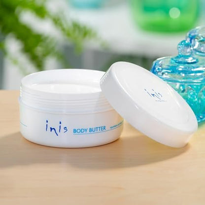 Inis the Energy of the Sea Rejuvenating Body Butter – Deep Moisturizing Whipped Body Cream with Seaweed Extract, Shea Butter & Argan Oil for Women and Men, 10.1 oz Avelisse