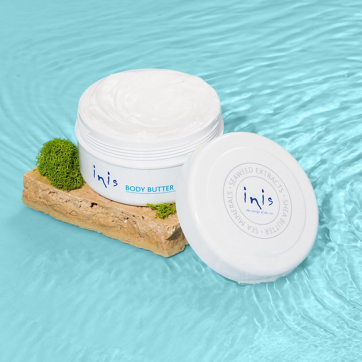 Inis the Energy of the Sea Rejuvenating Body Butter – Deep Moisturizing Whipped Body Cream with Seaweed Extract, Shea Butter & Argan Oil for Women and Men, 10.1 oz Avelisse