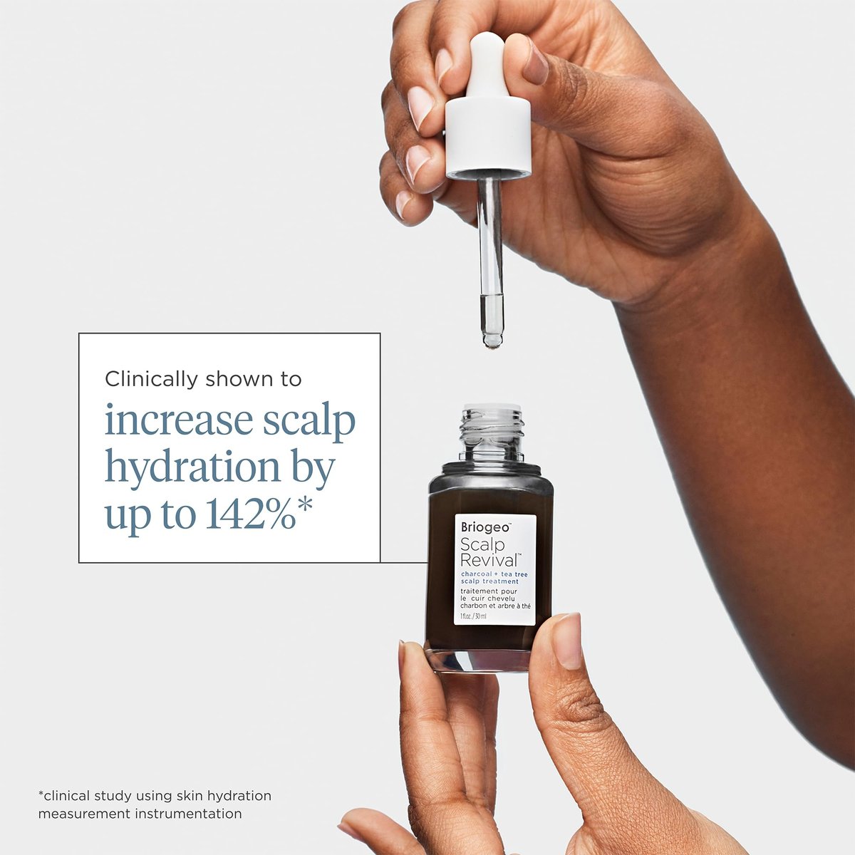 Briogeo Scalp Revival Charcoal + Tea Tree Scalp Treatment - Leave-In Serum for Dry, Flaky, or Itchy Scalp - Hydrating & Balancing - Vegan & Cruelty Free - 1 oz Avelisse