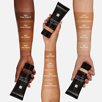 Dermablend Leg and Body Makeup Foundation with SPF 25 – 20N Light Natural, 3.4 Fl Oz Avelisse