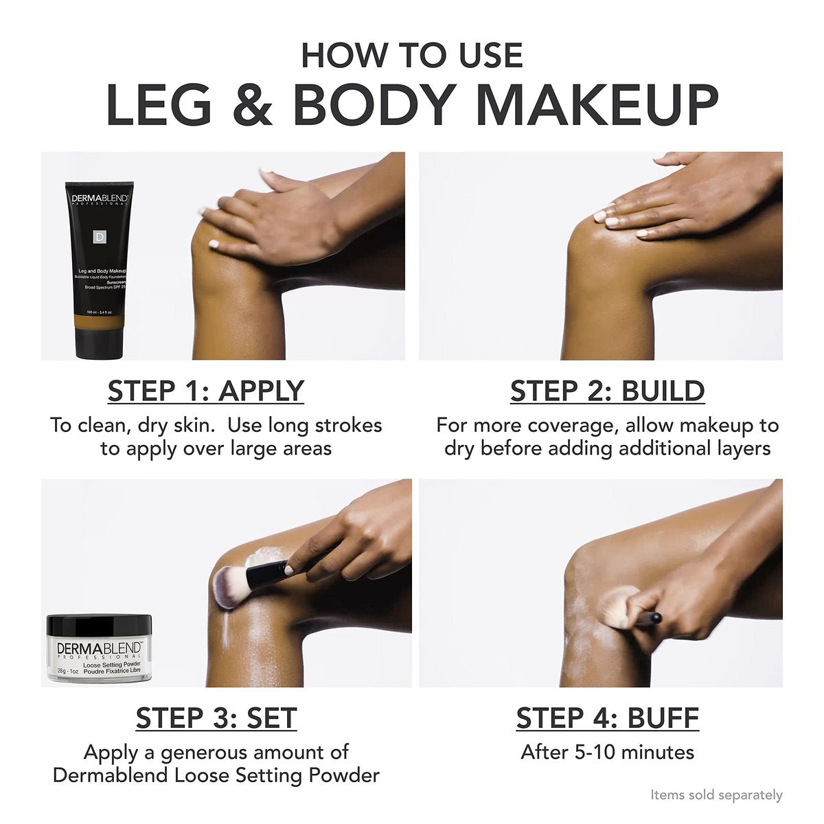 Dermablend Leg and Body Makeup Foundation with SPF 25 – 20N Light Natural, 3.4 Fl Oz Avelisse