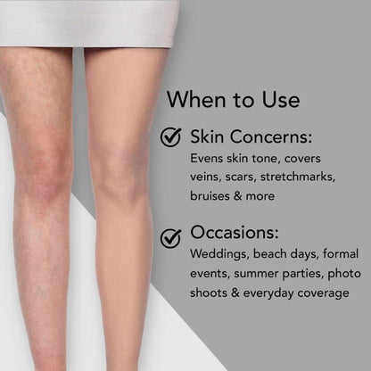 Dermablend Leg and Body Makeup Foundation with SPF 25 – 20N Light Natural, 3.4 Fl Oz Avelisse