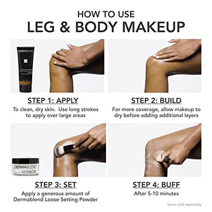 Dermablend Leg and Body Makeup Foundation with SPF 25 – 20N Light Natural, 3.4 Fl Oz Avelisse