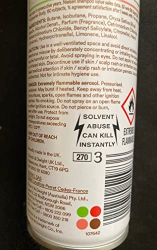 Batiste Dry Shampoo Bare 200ml (3 Pack) - Invisible, Fresh Scent, Volume Boost Avelisse