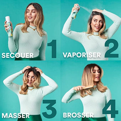 Batiste Dry Shampoo Bare 200ml (3 Pack) - Invisible, Fresh Scent, Volume Boost Avelisse