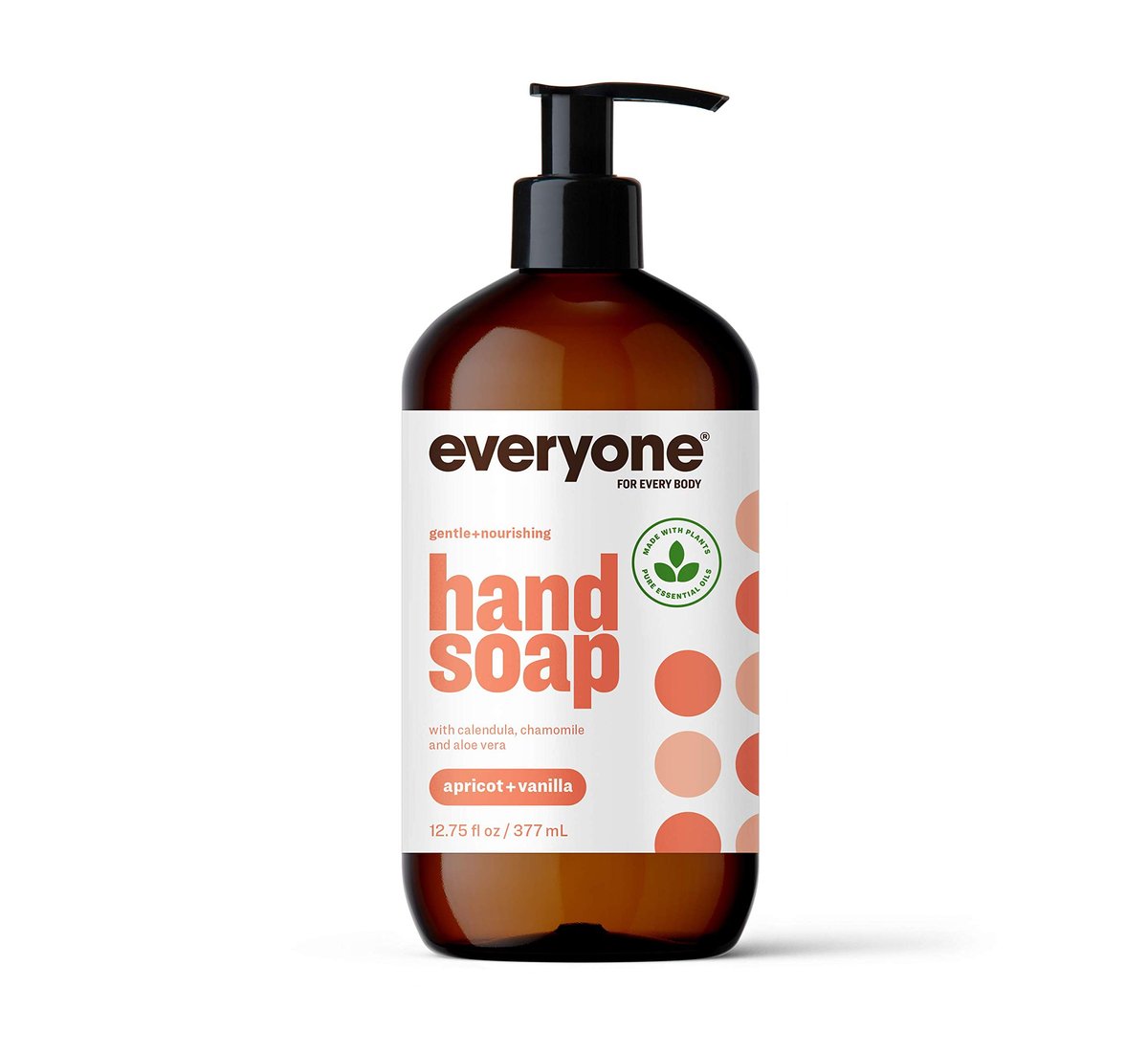 Everyone for Every Body Hand Soap: Apricot and Vanilla, 12.75 oz - Gentle & Nourishing - görsel 1