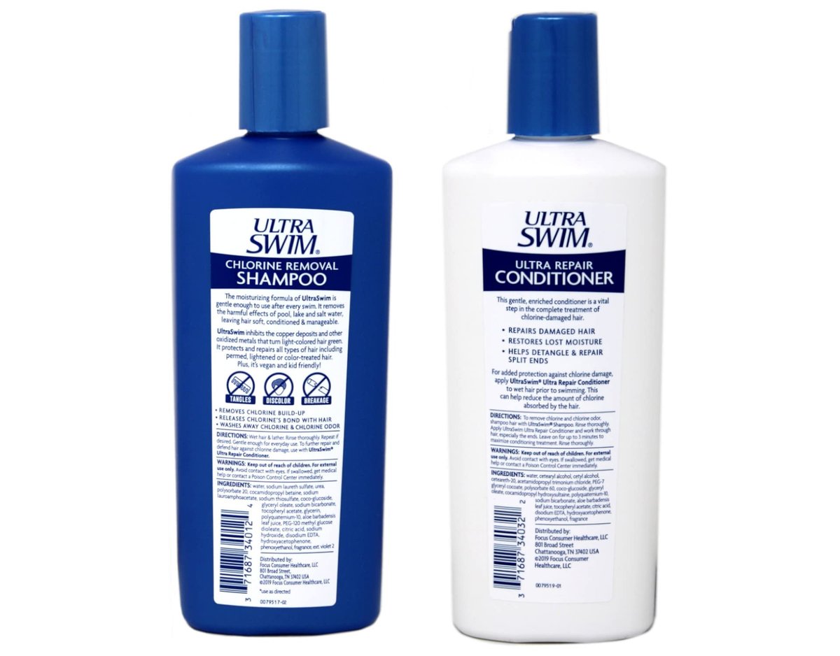 UltraSwim Dynamic Duo Repair Shampoo and Conditioner Set – 7 fl. oz. Each (2-Pack) - görsel 3
