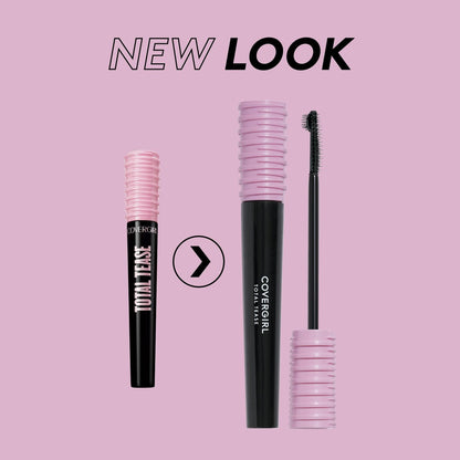 COVERGIRL Total Tease Full + Long + Refined Mascara, Black, 0.21 oz