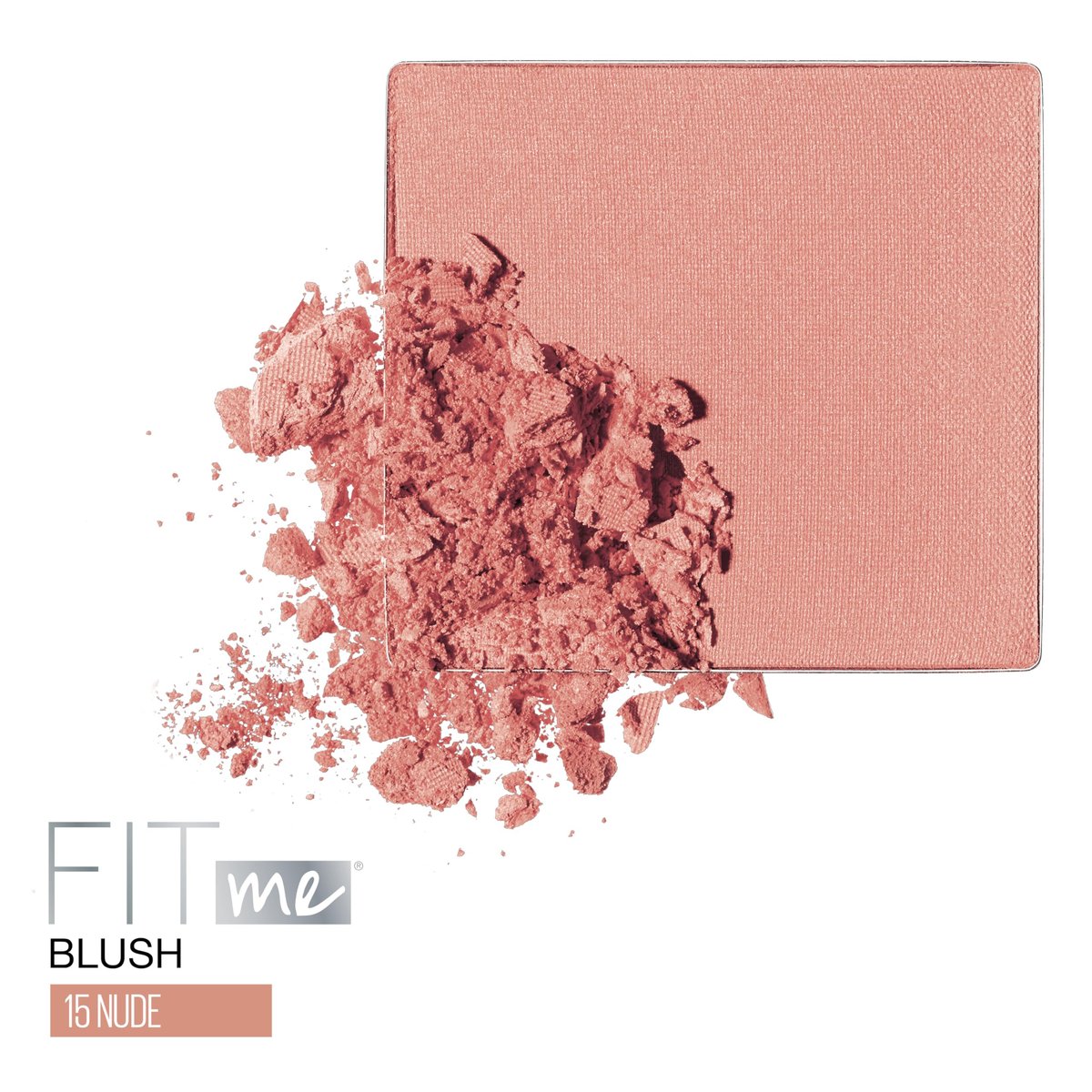 Maybelline Fit Me Blush - Nude 15 - Lightweight, Blendable, Long-Lasting All-Day Face Enhancing Makeup - görsel 12