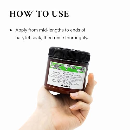 Davines Naturaltech Renewing Conditioning Treatment - Anti-Aging Conditioner for All Hair Types, with Hair Longevity Complex, 8.45 fl oz Avelisse