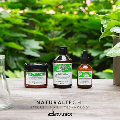 Davines Naturaltech Renewing Conditioning Treatment - Anti-Aging Conditioner for All Hair Types, with Hair Longevity Complex, 8.45 fl oz Avelisse
