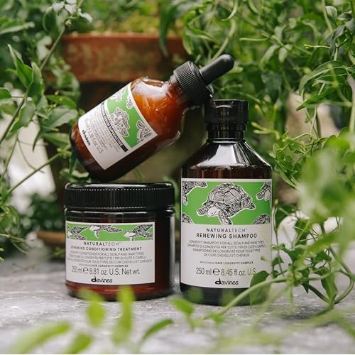 Davines Naturaltech Renewing Conditioning Treatment - Anti-Aging Conditioner for All Hair Types, with Hair Longevity Complex, 8.45 fl oz Avelisse
