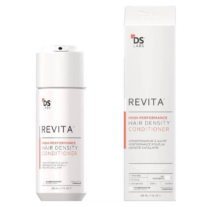 DS Laboratories Revita Conditioner - Scalp Refreshing Hydration for Fuller Looking Hair, Caffeine & Turmeric Infused, Sulfate & Silicone Free, Color Safe, 205 mL