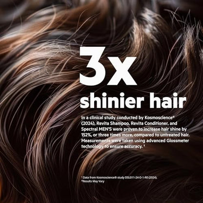 DS Laboratories Revita Conditioner - Scalp Refreshing Hydration for Fuller Looking Hair, Caffeine & Turmeric Infused, Sulfate & Silicone Free, Color Safe, 205 mL