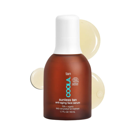COOLA Organic Sunless Self Tanner Face Serum - Anti-Aging with Hyaluronic Acid, Vegan, Piña Colada Scent, 1.7 Fl Oz Avelisse