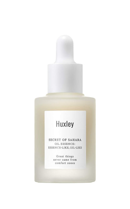 Huxley Secret of Sahara Oil Essence – Lightweight Hydrating Face Serum with Prickly Pear Seed Oil, Vitamin E & Linoleic Acid, 30 mL Avelisse