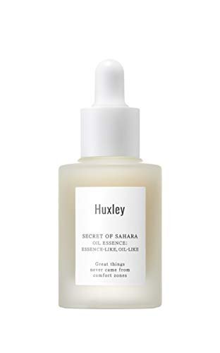 Huxley Secret of Sahara Oil Essence – Lightweight Hydrating Face Serum with Prickly Pear Seed Oil, Vitamin E & Linoleic Acid, 30 mL Avelisse