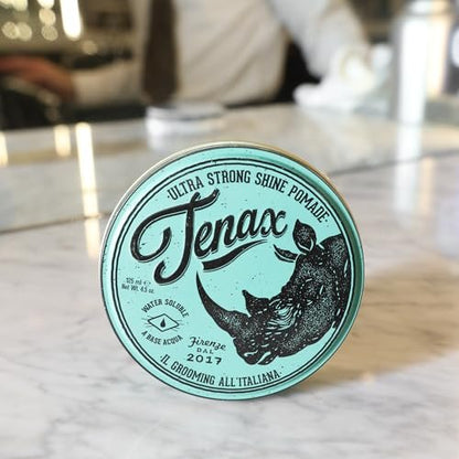 Tenax Water Based Pomade - Ultra Strong Hold with Maximum Shine, 4.5 oz Avelisse