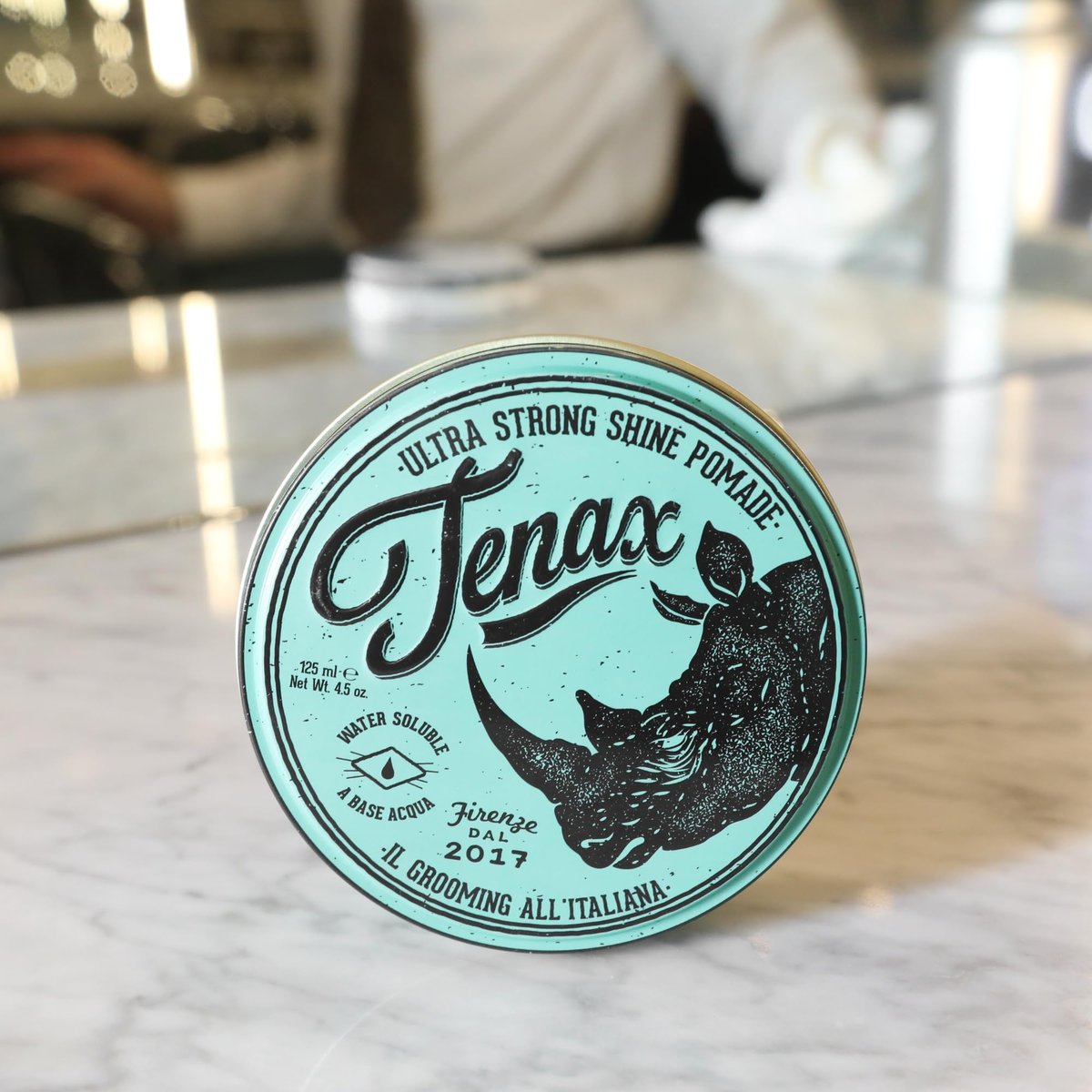 Tenax Water Based Pomade - Ultra Strong Hold with Maximum Shine, 4.5 oz Avelisse