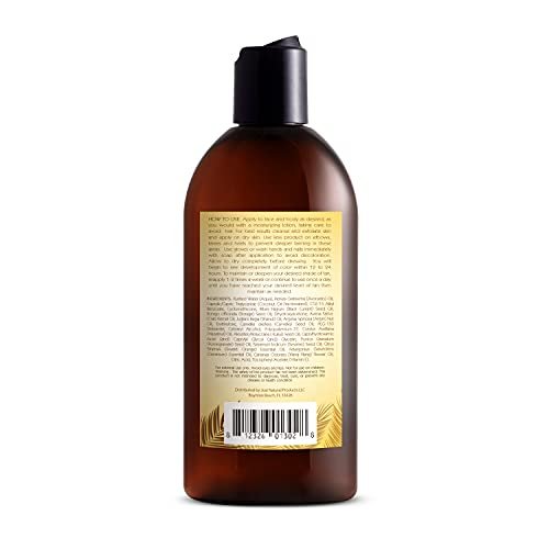 Just Nutritive Sunless Tanning Lotion - Light to Medium Tones, 8 oz - Natural Sun-Kissed Glow for All Skin Types Avelisse