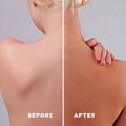 Just Nutritive Sunless Tanning Lotion - Light to Medium Tones, 8 oz - Natural Sun-Kissed Glow for All Skin Types Avelisse