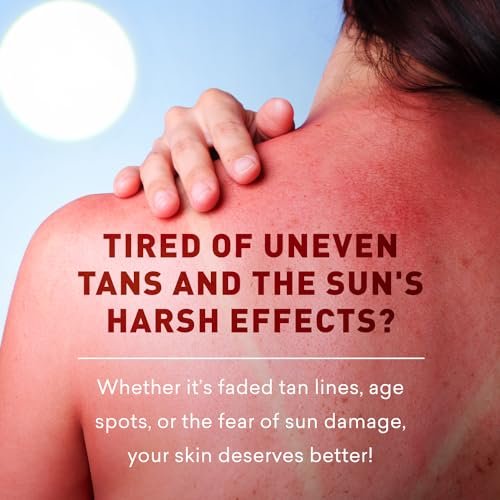 Sunless Tanning Lotion | Anti-Aging Self-Tanner | Body Tanning | Sun Kiss Glow Bronze Finish | Just Nutritive | 8 Oz Avelisse