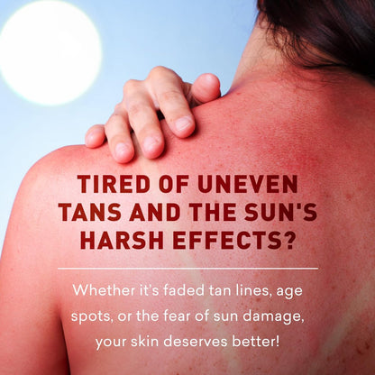 Sunless Tanning Lotion | Anti-Aging Self-Tanner | Body Tanning | Sun Kiss Glow Bronze Finish | Just Nutritive | 8 Oz Avelisse