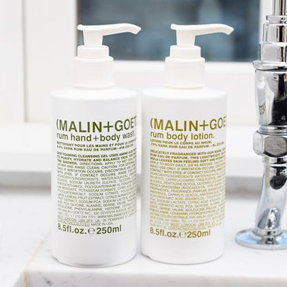 MALIN+GOETZ Rum Body Lotion – Lightweight Hydrating Moisturizer with Vitamin B5, Avocado & Grapeseed Oils, Fast-Absorbing, Vegetarian & Cruelty-Free, Dark Rum Scent, 8.5 fl oz Avelisse