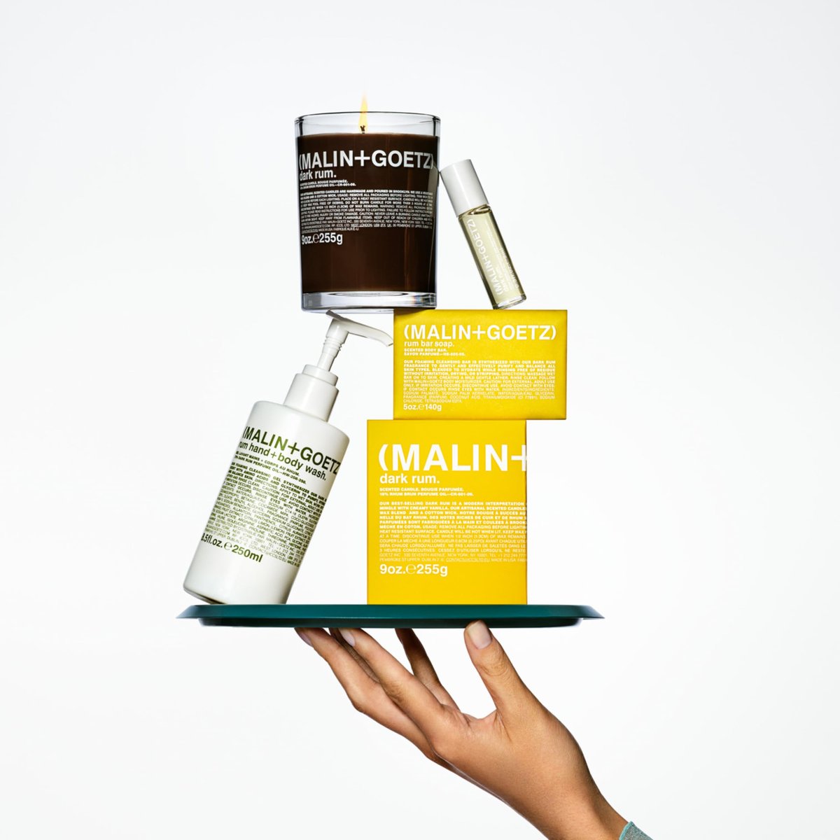 MALIN+GOETZ Rum Body Lotion – Lightweight Hydrating Moisturizer with Vitamin B5, Avocado & Grapeseed Oils, Fast-Absorbing, Vegetarian & Cruelty-Free, Dark Rum Scent, 8.5 fl oz Avelisse