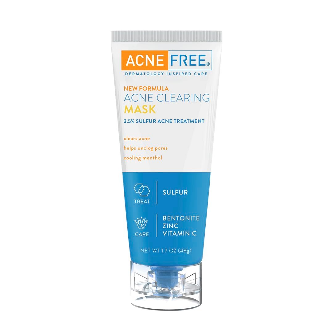 AcneFree Acne Clearing Mask with Sulfur, Vitamin C & Bentonite - 1.7 oz - görsel 15