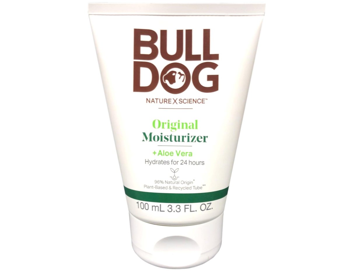 Bulldog Skincare Original Moisturizer For Men with Aloe Vera, 3.3 fl. oz. (Pack of 2) Avelisse