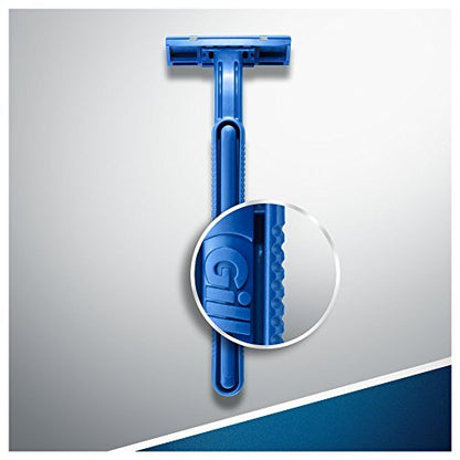 Blue II Disposable Razors 20 Count - Smooth, Clean Shave On-the-Go Avelisse