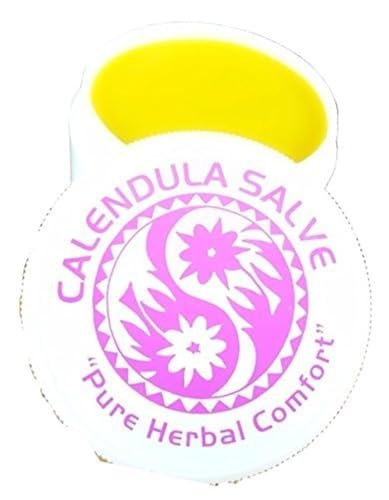 Calendula Salve by Super Salve Co. - 100% Natural 6oz for Dry & Sunburned Skin, Tattoo Aftercare, No Parabens - görsel 1