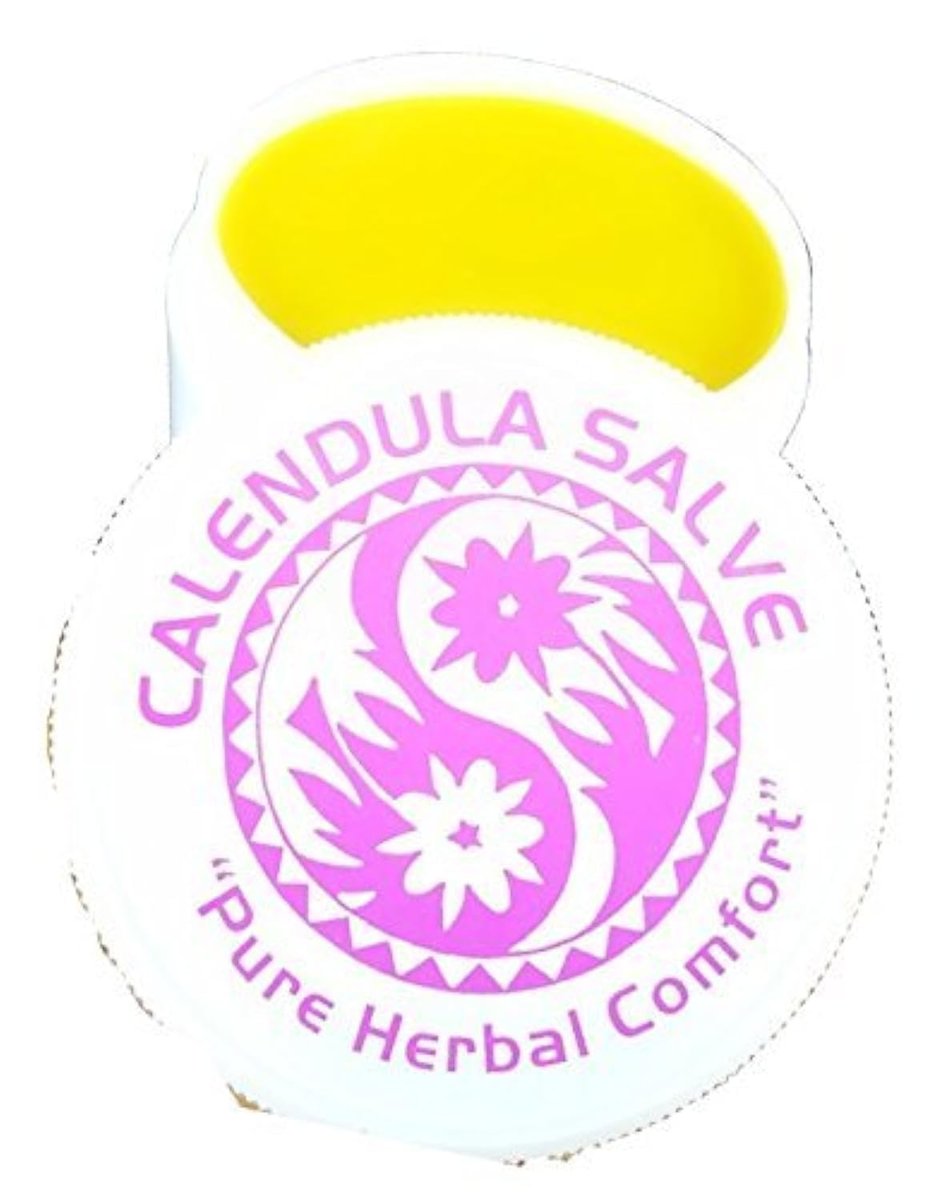 Calendula Salve by Super Salve Co. - 100% Natural 6oz for Dry & Sunburned Skin, Tattoo Aftercare, No Parabens - görsel 2
