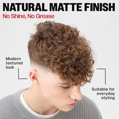 Slick Gorilla Hair Styling Powder for Men - 0.70 oz (20ml) Texture Powder, Matte Finish, 24-Hour Hold, Adds Volume & Lightweight Non-Sticky No Shine Avelisse