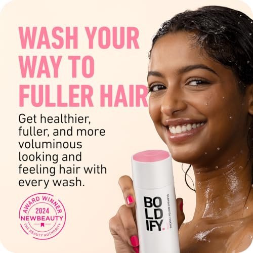 Boldify Thickening Shampoo - Rice Water Volumizing Shampoo for Fine, Thinning & Oily Hair - Weightless Formula Removes Excess Oil - 8 oz Avelisse