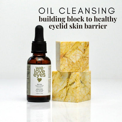 We Love Eyes Natural Eyelid Cleansing Oil with Tea Tree – Preservative-Free, Allergen Removal, 30ml Avelisse