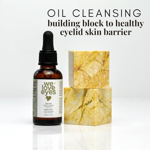 We Love Eyes Natural Eyelid Cleansing Oil with Tea Tree – Preservative-Free, Allergen Removal, 30ml Avelisse
