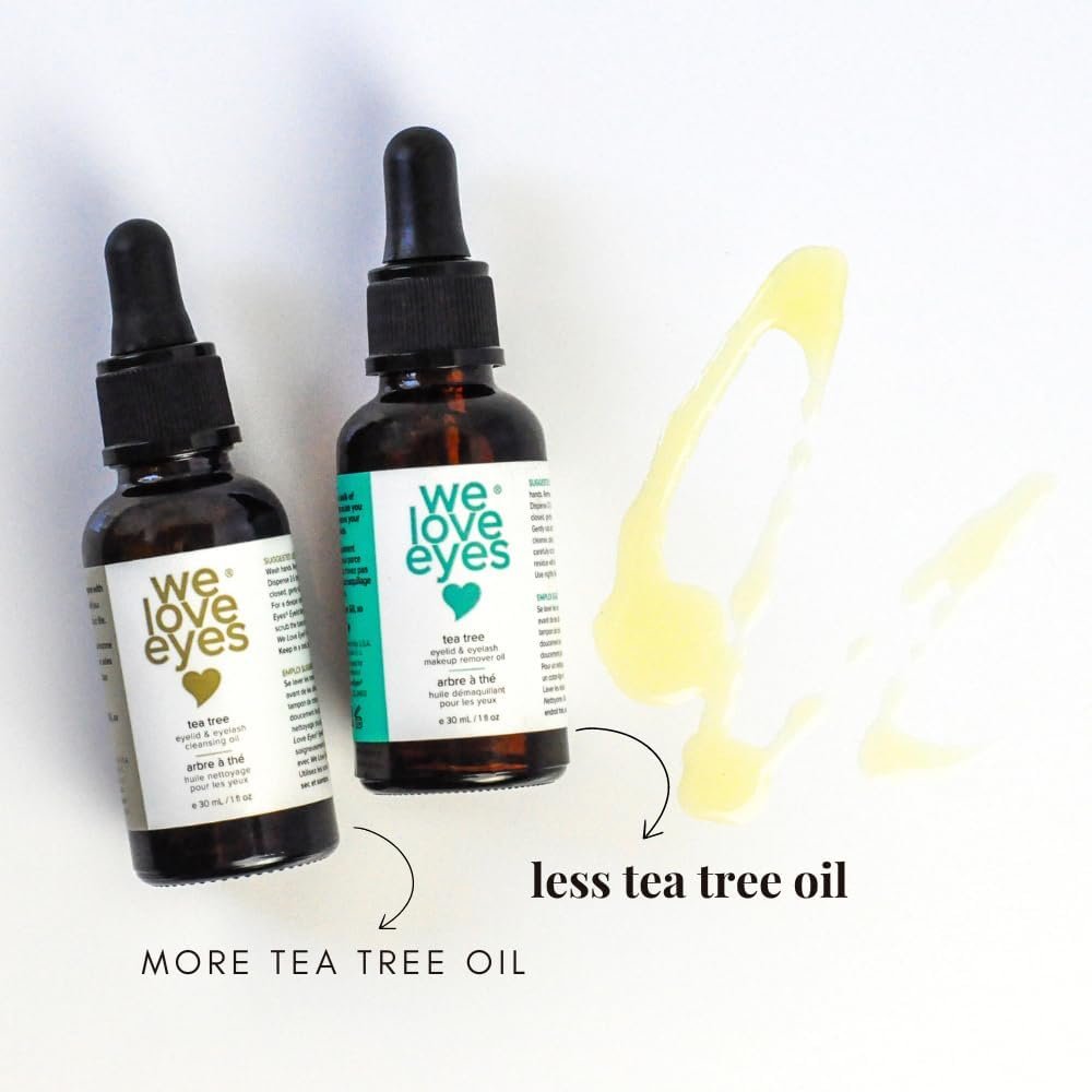 We Love Eyes Natural Eyelid Cleansing Oil with Tea Tree – Preservative-Free, Allergen Removal, 30ml Avelisse