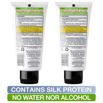 Cowboy Magic Detangler & Shine for Horses - 2 Pack (4 oz Each) Conditioner Avelisse