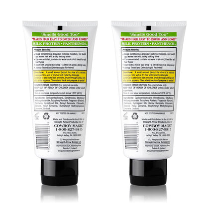 Cowboy Magic Detangler & Shine for Horses - 2 Pack (4 oz Each) Conditioner Avelisse