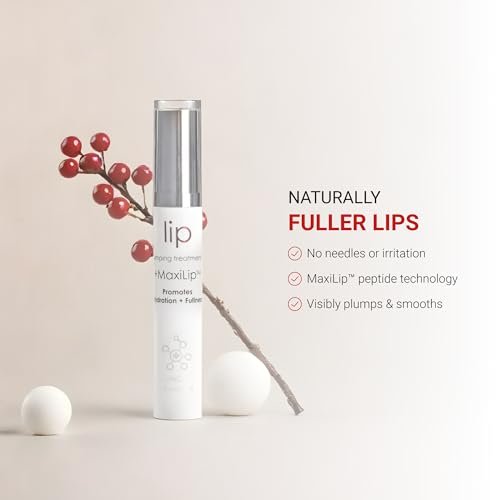 LifeCell Lip Plumping Treatment – Glossy Balm with MaxiLip Peptides for Fuller, Smoother Lips – Hydrating, Non-Irritating, Fragrance-Free Lip Care Avelisse