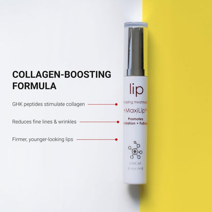 LifeCell Lip Plumping Treatment – Glossy Balm with MaxiLip Peptides for Fuller, Smoother Lips – Hydrating, Non-Irritating, Fragrance-Free Lip Care Avelisse