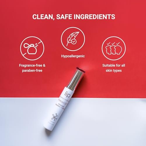 LifeCell Lip Plumping Treatment – Glossy Balm with MaxiLip Peptides for Fuller, Smoother Lips – Hydrating, Non-Irritating, Fragrance-Free Lip Care Avelisse