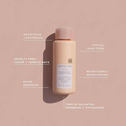 Kristin Ess Hair The One Signature Conditioner for Dry Damaged Hair – Moisturizing, Smoothing, Detangling, Sulfate Free, Color & Keratin Safe, 10 fl oz Avelisse