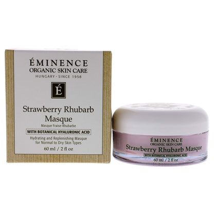 Eminence Organic Strawberry Rhubarb Masque - 2 oz - Brightening & Exfoliating Face Mask Avelisse