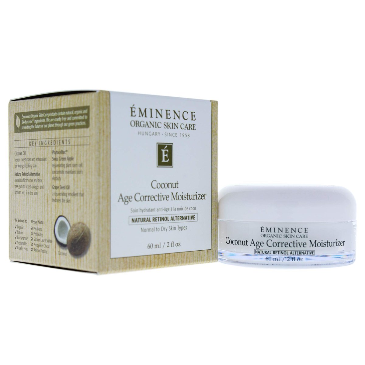 Eminence Coconut Age Corrective Moisturizer – 2 oz | Anti-Aging Face Moisturizer for Unisex Avelisse